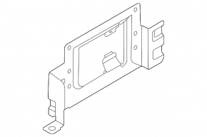 Bracket ECU unit engine computer Hyundai Sonata 20-23 2.5