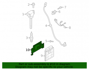 Bracket ECU unit engine computer Hyundai Sonata 20-23 2.5