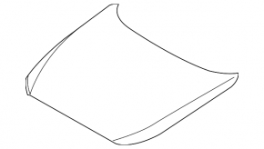 Bare hood of BMW 2 F22 14-21