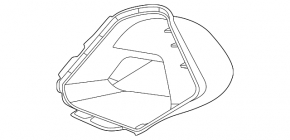 Front bumper air duct left BMW X6 G06 24-26