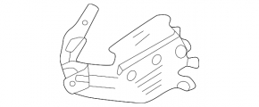 Right rear bumper bracket for Lexus GX550 24-26