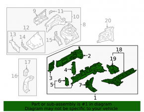 Mitsubishi Outlander 18-22 PHEV front left quarter panel