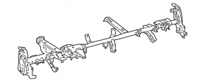 Lexus ES300h ES350 13-15mm underdash reinforcement pipe, rusty