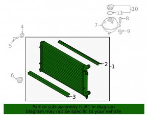 Radiator cooling water VW Tiguan 09-18 CSF
