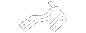 Hood hinge right Nissan Murano z52 15-