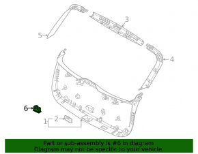Genesis GV70 Tailgate Closing Button 22-26