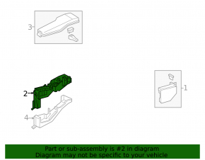 Fuse box underhood Lexus ES350 07-12 broken fastener