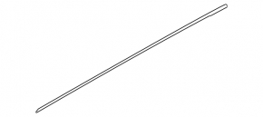 Upper rear right door molding for Hyundai Palisade 20-25