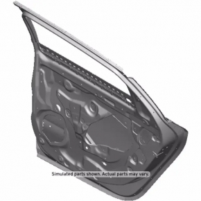 Door bare rear right Chevrolet Impala 14-20 with molding