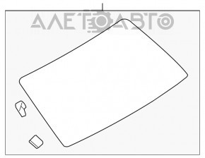 Rear glass Ford Focus 08