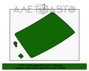 Rear glass Ford Focus 08