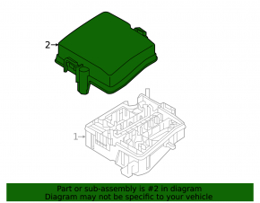 Hyundai Santa FE Sport 13-14 Underhood Fuse Box Cover