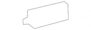 Upper radiator air duct bracket, left, Mercedes H247 GLA 20-26 M260