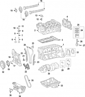 Mercedes GLC 300 16-19 engine oil pump