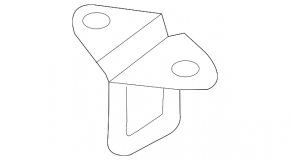 Mazda CX-9 hood lock bracket 16-23