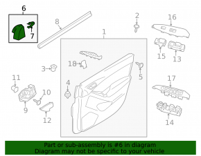 Side mirror plug front left Mazda CX-5 13-16