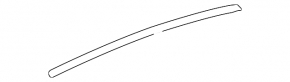 Upper rear right door molding Jaguar F-Pace X761 17- chrome