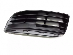 Front bumper grille left VW Jetta 05-10 without fog lights, with overlay, without molding