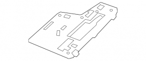 Bracket for the interior mirror cover Chevrolet Volt 16 - for the camera