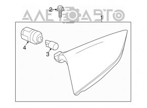 Front right turn signal Nissan Leaf 11-17