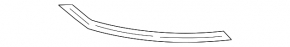 Right rear bumper molding for Acura TLX 15-20