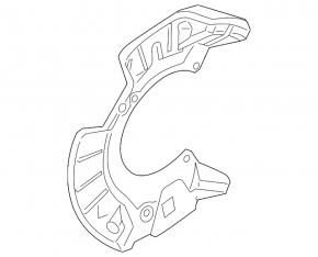 Brake Disc Cover Front Left Mini Cooper Countryman R60 10-16