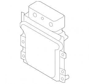 ECU block engine computer Hyundai Veloster 12-13 automatic transmission