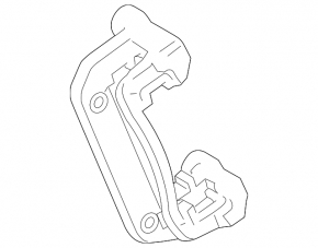 Rear left caliper bracket for Toyota Prius 50 16-22