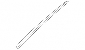 Left windshield molding Audi A7 12-18