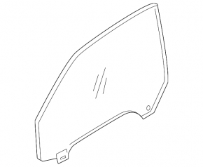 Front left door glass BMW 335i e92 07-13