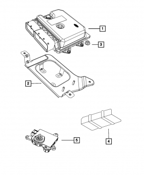Fiat 500 12-13 Engine Computer ECU