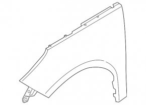Front left wing BMW i3 14-20