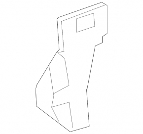 Rear bumper mount lower right Lexus IS 06-13