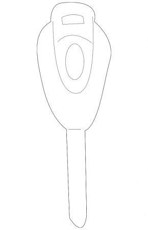 Subaru b10 Tribeca 08-09 4 button key