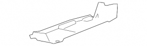 Rear bumper protector right Toyota Rav4 13-15 prerest