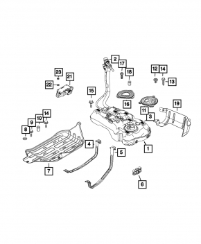 Jeep Renegade 19-23 1.3T Fuel Tank