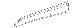 Lower front right door trim for Toyota C-HR 18-23