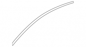 Upper front left door molding Toyota Sienna 21-25 chrome