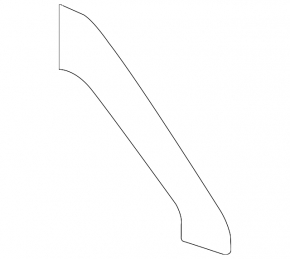Inner tailgate light trim right VW Touareg 11-14