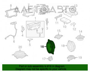 Front left door speaker for Lexus ES300h ES350 13-18