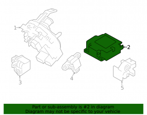SRS airbag module airbag computer Hyundai Ioniq 17-22 HEV, PHEV