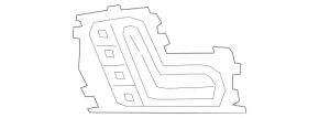 Front right memory seat control for Mercedes X247 GLB 20-26