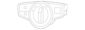 Light control Mercedes C-class W205 15-21 gloss black