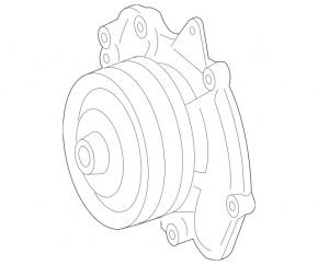 Water pump Mercedes W166 GLE 16-17 2.1d