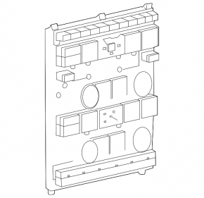 Ford Flex 09-12 Control Panel for 2-Zone Climate Control