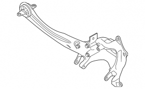 Lincoln MKC 15-19 rear left axle with control arm