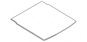 Mazda CX-50 23-25 black trunk floor