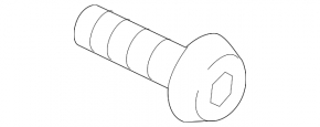 Rear left hub mounting bolt VW Jetta 19-