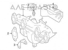 Tube from turbine VW Jetta 11-18 USA 2.0 TDI