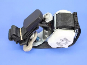Seat belt rear left Dodge Grand Caravan 11-20 black 2 row